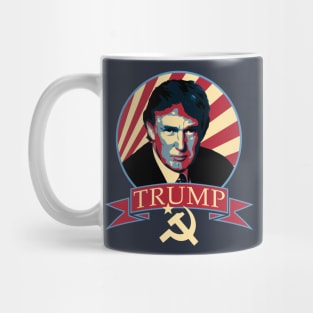 Donald Trump Communist Propaganda Parody Mug